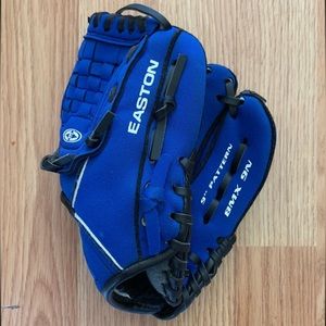 Easton Black Magic Kids Blue Baseball Glove BMX 9N